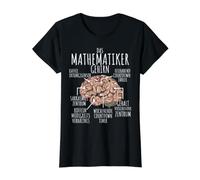 Regalo Divertido para matemáticas, Cerebro, matemáticas, Profesor Camiseta gráfica económica, Mujer, Negro, L
