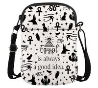 Regalo egipcio inspirado en el antiguo Egipto, regalo Egipto es siempre una buena idea, accesorios de Egipto, bolsa de viaje, bolsa de maquillaje, regalo para los amantes egipcios egipcios, Egipto Cr