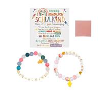 Regalo escolar para niñas, escolares 2025, pulsera para niños escolares, regalo de introducción escolar, regalo para niñas, relleno de bolsa escolar, decoración para el comienzo del colegio, amuleto