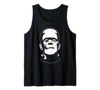 Regalo Espeluznante de Cara de Monstruo Frankenstein de Halloween Camiseta sin Mangas