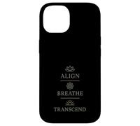 Regalo espiritual de yoga bohemio para yogui consciente flor de loto Carcasa para iPhone 14