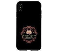 Regalo espiritual de yoga bohemio para yogui consciente flor de loto Carcasa para iPhone XS Max