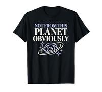Regalo Extra Celestial Girl Alien Glam Que no es de Este Planeta Camiseta