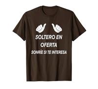 Regalo Fiesta de Divorcio, Soltero Separado Graciosa Humor Camiseta, Hombre, Marrón, XL