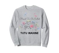 Regalo floral de Blessed To Be Called Tutu Wahine para abuela y mamá Sudadera