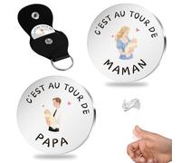 Regalo Future Mamá,Regalo Futuro Papa,Regalo Futuro Padres,Regalo Bebe,Regalo Joven Mamá,Regalo Nacimiento,Regalo Joven Papa,Monedas Para Futuros Padres,Versión Color