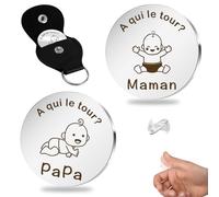 Regalo Futuro Papá,Regalo Future Mamá,Regalo Futuro Padres,Regalo Menor de 10 Euros,Regalo Joven Mamá,Regalo Nacimiento,Regalo Joven Papa,Monedas Para Futuros Padres