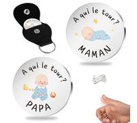 Regalo futuro papá, regalo futuro mamá, regalo futuro padres,regalo bebe,regalo joven mamá,regalo joven papá,regalo de nacimiento,moneda de decisión,versión color,regalo nacimiento niño
