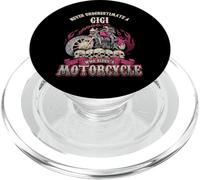 Regalo Gigi Biker Chick, Nunca Subestimes la Motocicleta PopSockets PopGrip para MagSafe