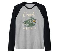 Regalo Gold Panning Hobby Creek Sluice Prospector Camiseta Manga Raglan