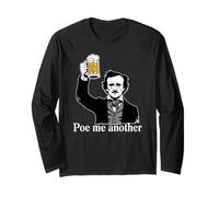 Regalo gótico de Edgar Allan PoE Me Another Raven Nevermore Manga Larga