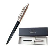 regalo grabado Bolígrafo Parker Jotter SS Negro Grabado con Nombre y Texto | Bolígrafo Parker Jotter SS negro grabado con nombre o texto, Tinta azul QuinkFlow, Estuche de presentación y sobre regalo