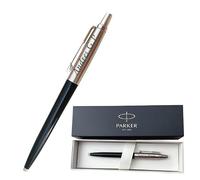 regalo grabado - Bolígrafo Parker Jotter SS Personalizado | Escritura Suave con Tinta QuinkFlow | Grabado Láser en 24h | Caja Incluida, Negro, 1 unidad, ABS