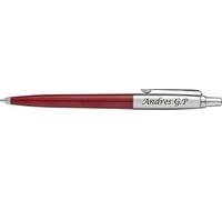 regalo grabado Bolígrafo Parker Jotter SS Rojo Grabado con Nombre y Texto | Bolígrafo Parker Jotter SS rojo grabado con nombre o texto, Tinta azul QuinkFlow, Estuche de presentación y sobre regalo