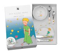 Regalo Grabado - Cubiertos Infantiles Personalizados con Vajilla |+ de 3 años | Acero Inoxidable 18/10 | Nombre y Fecha Grabados | Apto Lavavajillas | (Principito)