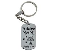 regalo grabado Llavero PERSONALIZADO para MAMA o MADRE (Niño)