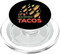 Regalo gráfico Divertido de Tacos It's Raining Tacos PopSockets PopGrip para MagSafe