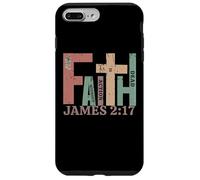 Regalo gráfico Vintage de James 2:17 Faith Without Action Is Dead Carcasa para iPhone 7 Plus/8 Plus