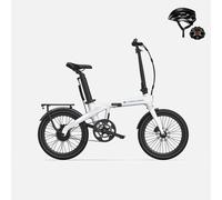 (Regalo gratuito: 49,99 €) ADO Air Carbon Pro (2026) C La próxima generación de la bicicleta eléctrica ultraligera de carbono - Blanco Perla (2 velocidades)