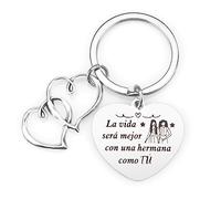 Regalo Hermana Navidad Llavero Hermana Regalo para mi Hermana Regalos para Hermanas Regalos para Amigas Regalo Amiga Regalo Mujer Regalo Cumpleaños mujer regalos para hermana regalo Mujer Cumpleaños