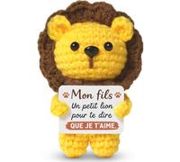 Regalo Hijo, Regalo Para Mi Hijo | Peluche León De ganchillo Hecho A Mano