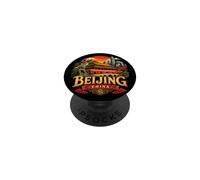 Regalo histórico de Recuerdo de Viaje Vintage a Beijing, China PopSockets PopGrip Adhesivo