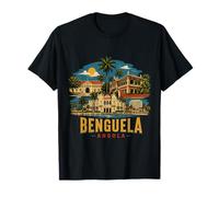 Regalo histórico de Recuerdo de Viaje Vintage a Benguela Angola Camiseta