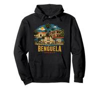 Regalo histórico de Recuerdo de Viaje Vintage a Benguela Angola Sudadera con Capucha