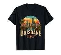 Regalo histórico de Recuerdo de Viaje Vintage a Brisbane Australia Camiseta