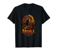 Regalo histórico de Recuerdo de Viaje Vintage de Angola Camiseta