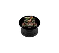 Regalo histórico de Recuerdo de Viaje Vintage de Burundi PopSockets PopGrip Adhesivo