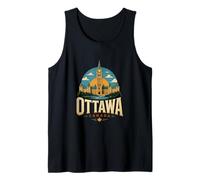 Regalo histórico de Recuerdo Vintage de Viaje a Ottawa, Canadá Camiseta sin Mangas