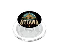 Regalo histórico de Recuerdo Vintage de Viaje a Ottawa, Canadá PopSockets PopGrip para MagSafe