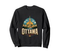Regalo histórico de Recuerdo Vintage de Viaje a Ottawa, Canadá Sudadera