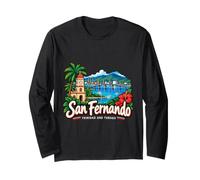 Regalo histórico de Viaje de San Fernando Trinidad Dibujado a Mano Manga Larga