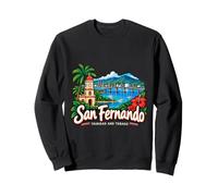Regalo histórico de Viaje de San Fernando Trinidad Dibujado a Mano Sudadera