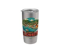 Regalo histórico de viaje vintage de Port Elizabeth Saint Vincent Vaso térmico de acero inoxidable de doble pared