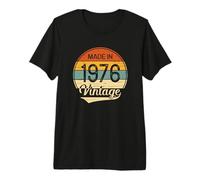 Regalo Hombre Mujer 1976 Cumpleaños - Vintage Made in 1976 Camiseta Premium