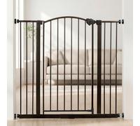 Regalo Home Accents Puerta Extra Alta, Incluye Dos Kit de extensión de 4 Pulgadas, se extiende hasta 39.5 Pulgadas, Incluye 4 Kit de Montaje a presión y 4 Kit de Montaje en Pared, Bronce