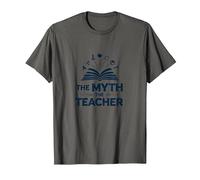 Regalo humorístico para Profesores The Myth The Legend para Hombre Camiseta, Hombre, Asfalto, 3XL
