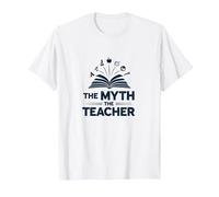 Regalo humorístico para Profesores The Myth The Legend para Hombre Camiseta, Hombre, Blanco, 3XL
