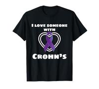 Regalo I Love Someone with Crohns and Colitis Camiseta