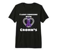 Regalo I Love Someone with Crohns and Colitis Camiseta Premium