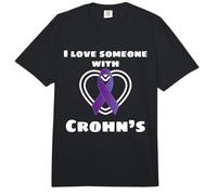 Regalo I Love Someone with Crohns and Colitis Comfort Colors Adult Heavyweight T-Shirt