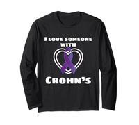 Regalo I Love Someone with Crohns and Colitis Manga Larga