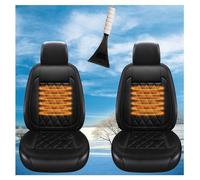 Regalo Ideal para Conductor Funda Asiento Coche Alfombrilla Térmica con Calefacción Rápida para Invierno,Black-twopiece