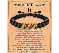 Regalo ideal para hombre, adolescente, niño, pulsera de perlas regalo para amigo, hermano, tío, novio, abuelo, hijo, nieto, sobrino, nuevo papá, padrastro, marido para cumpleaños, Navidad, 7.48