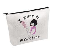 Regalo inspirado en la banda de rock I Want to Break Free Bolsa de cosméticos Queen Music Band Amante Regalo, Break Free-b