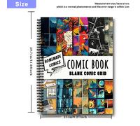Regalo Inspirador de : Un Comic de 20 Páginas Tamaño A4, un de Herramienta de Dibujo Profesional, un Regalo de Sueño para Futuros Artistas, para Crear Personajes de Historias Únicos