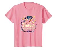 Regalo Inspirador para educadores Que Hacen Que la Magia suceda Camiseta, Niños, Rosado, 3 años
